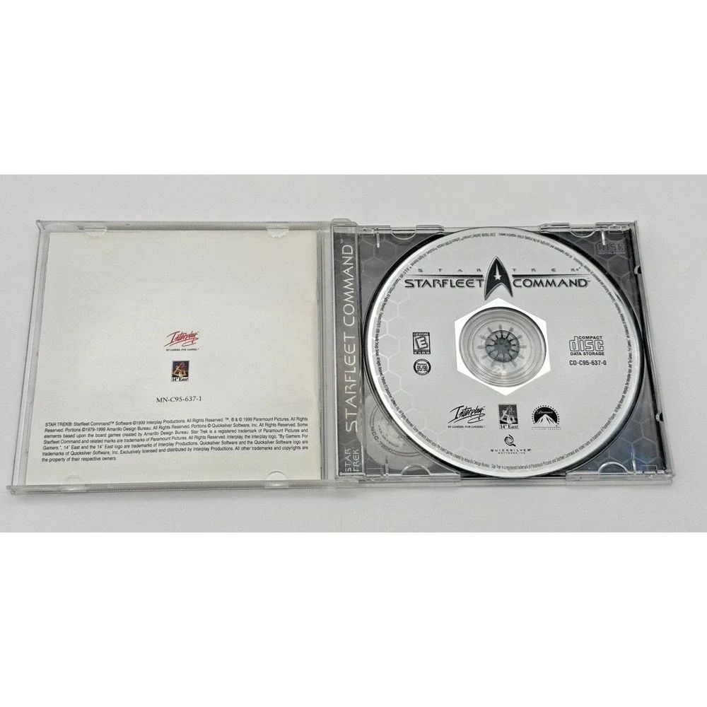 Star Trek PC Game: Starfleet Command PC CD-Rom 1999 Interplay Game